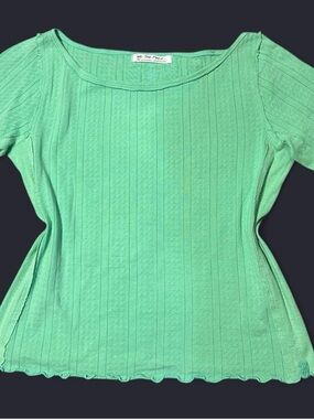 Fairy Coquette Green Knit Top by We the Free!